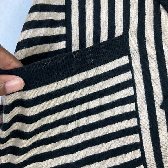 Splendid Open Front Cardigan Striped Dolman 3/4 Sleeve Loose Fit Sweater XS/S - Picture 4 of 11